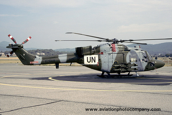 AAC 3 Regiment/United Nations Westland Lynx AH.7 XZ668/Y (1995)