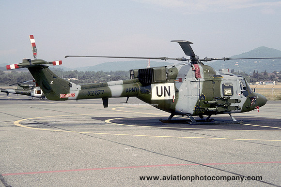 AAC 3 Regiment/United Nations Westland Lynx AH.7 XZ677/Z (1995)