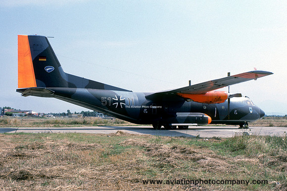 West German Air Force LTG61 Transall C-160D 51+11 (1976)