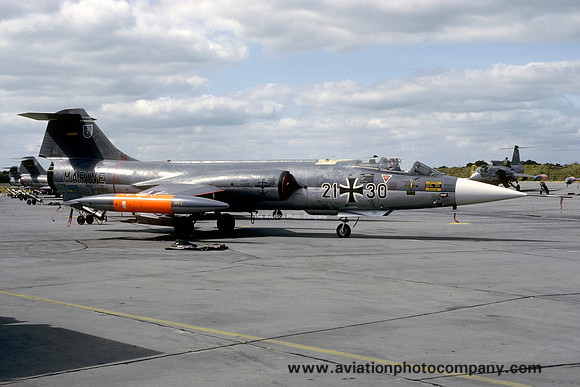 West German Navy MFG2 Lockheed/Fiat F-104G Starfighter 21+30 (1984)