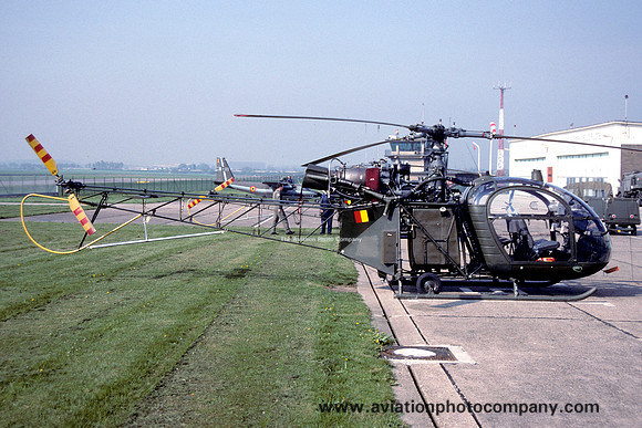 Belgian Army 18 Sml Sud Alouette II A-14 (1990)