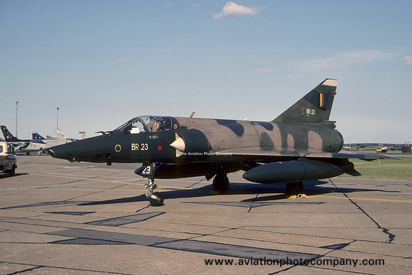 Belgian Air Force 3 Wing 42 Sml Dassault Mirage 5BR BR-23 (1990)