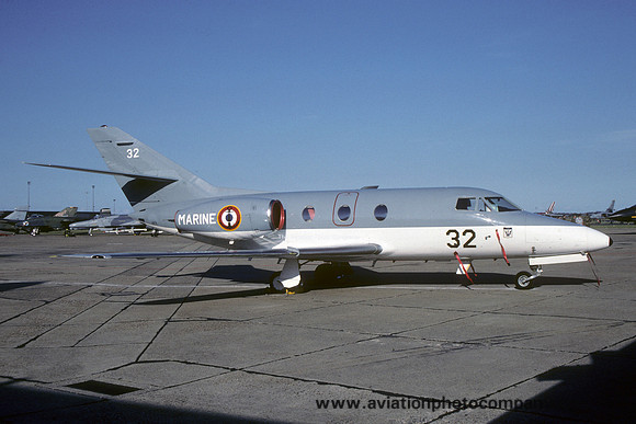 French Navy 57S Dassault Falcon 10M 32 (1990)