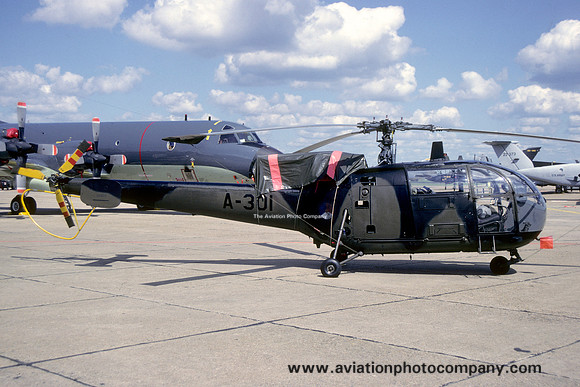 Dutch Air Force 301 Squadron Sud Alouette III A-301 (1990)