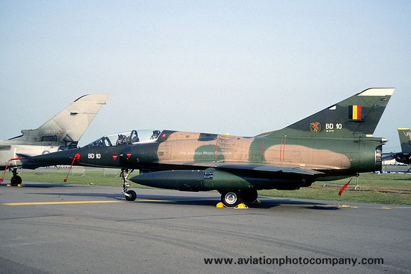Belgian Air Force 3 Wing 42 Sml Dassault Mirage 5BD BD-10 (1990)