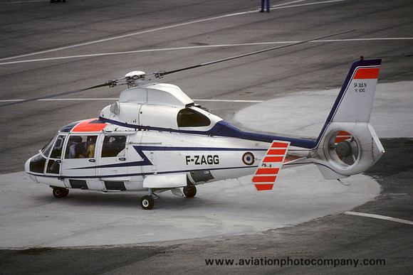 French Air Force CEV Aerospatiale SA.365N Dauphin II 6010/F-ZAGG (1990)