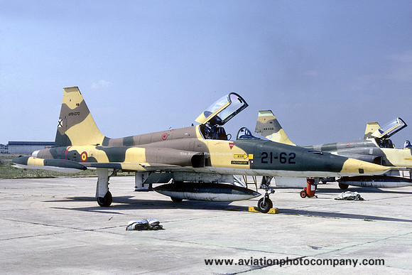 Spanish Air Force Ala 21 Northrop SRF-5A Freedom Fighter AR.9-070/21-62 (1989)