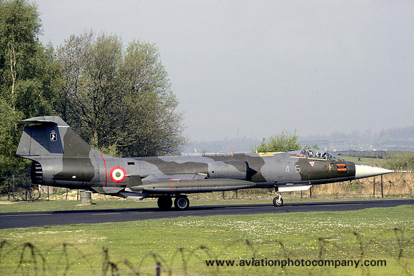 Italian Air Force 4 Stormo Lockheed F-104S Starfighter MM6828/4-6 (1990)