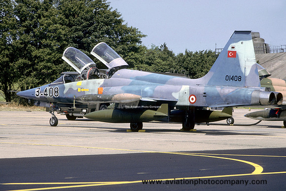 Turkish Air Force 133 Filo Northrop F-5B Freedom Fighter 01408/3-408 (1989)