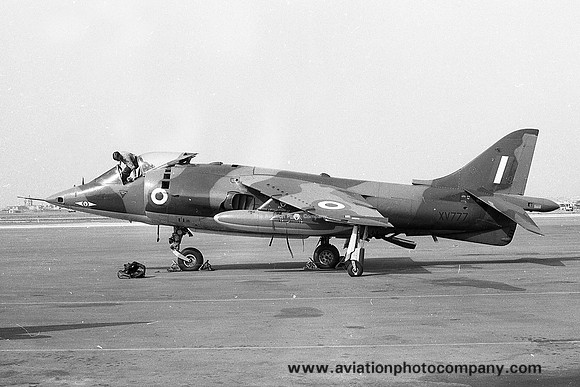 RAF 1 Squadron Hawker Siddeley Harrier GR.1 XV777 at RAF Luqa (1970)