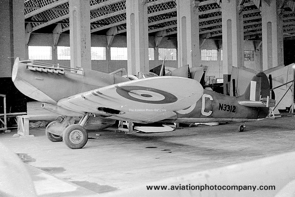 RAF Supermarine Spitfire N3312 used in Battle of Britain film (1968)