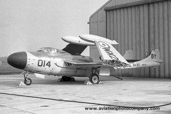 Royal Navy De Havilland Sea Venom FAW.21 WW219/BY014 (1966)
