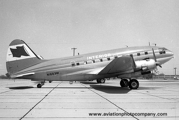 Interior Curtiss C-46F Commando N1663M