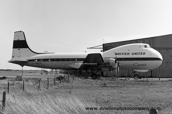 British United Aviation Traders ATL-98 Carvair G-AOFW (1967)