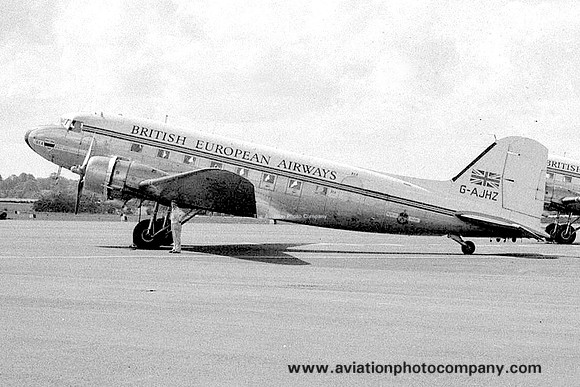 British European Airways Douglas C-47A Dakota G-AJHZ (1958)