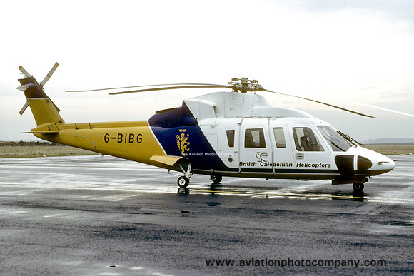 British Caledonian Helicopters Sikorsky S-76A G-BIBG (1983)