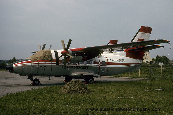 Aeroflot LET L-410UVP-E CCCP-67674 stored Kunovice (1992)