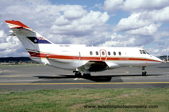 Queensland Government Hawker Siddeley HS125-800 VH-SGY (1985)