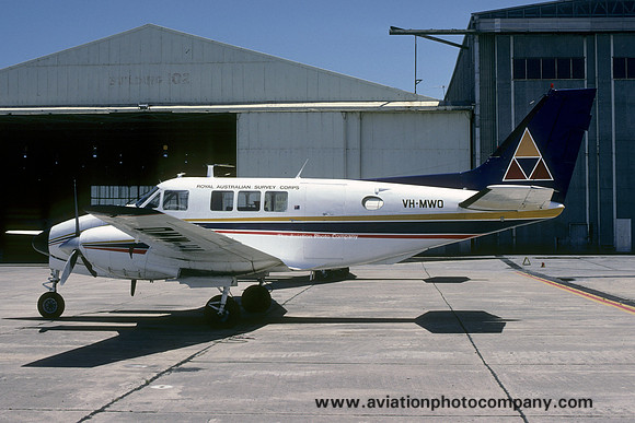 Royal Australian Survey Corps Beech Queen Air 80 VH-MWO (1984)