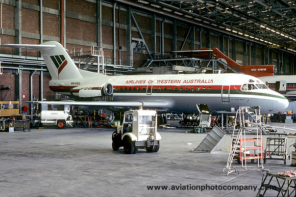 Airlines of Western Australia Fokker F-28-1000 Fellowship (1981)