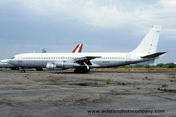 Boeing 707-300B N762TB stored at Marana (1984)