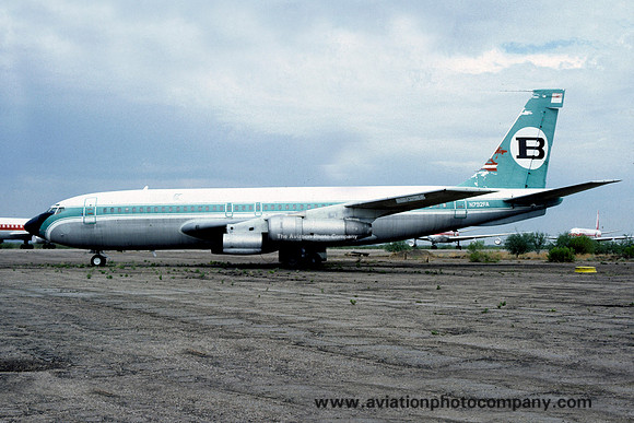 Ex Bourag Boeing 707-100B N792FA stored at Marana (1984)