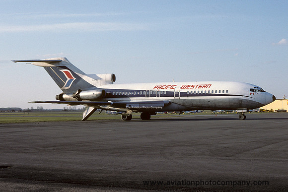 Pacific Western Airlines Boeing 727-100 C-FDXD (1984)