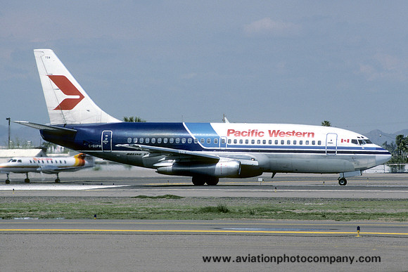 Pacific Western Airlines Boeing 737-200 C-GUPW (1985)