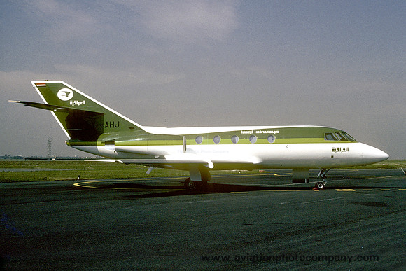Iraqi Airways Dassault Falcon 20F YI-AHJ (1979)