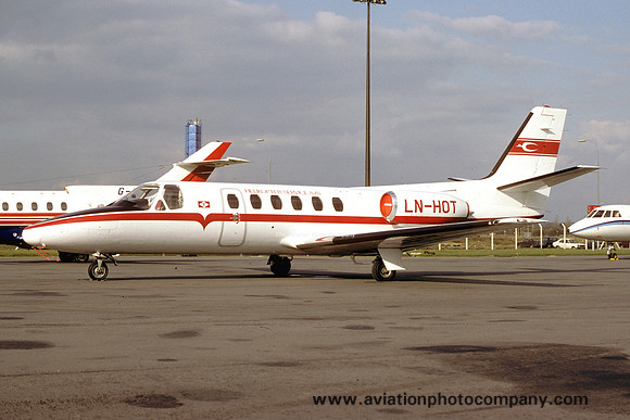 Helikopter Service A/S Cessna 550 Citation II LN-HOT (1980)