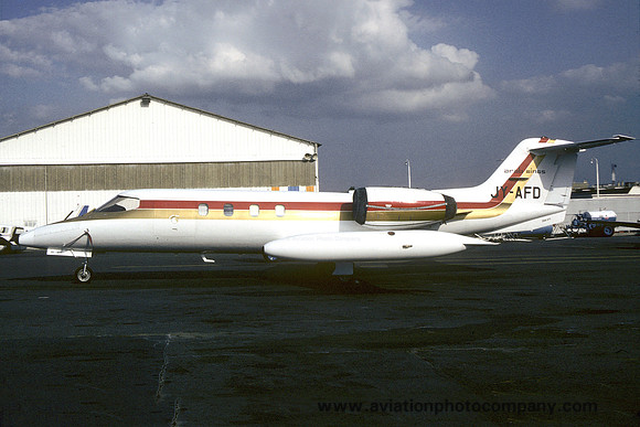 Arab Wings Learjet 35 JY-AFD (1979)