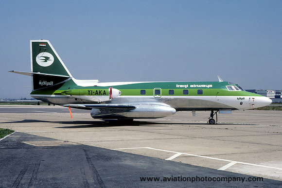 Iraqi Airways Lockheed Jetstar YI-AKA (1981)