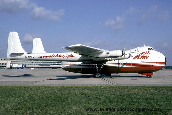 Elan Cargo AWA Argosy G-APRL (1985)