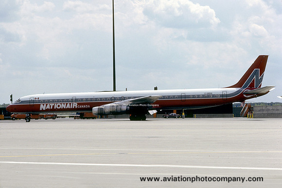 Nationair Douglas DC-8-61 C-GMXQ (1985)
