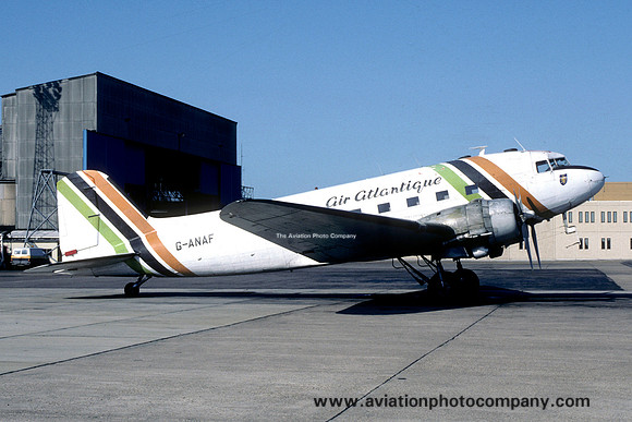 Air Atlantique Douglas C-47B Dakota G-ANAF (1984)