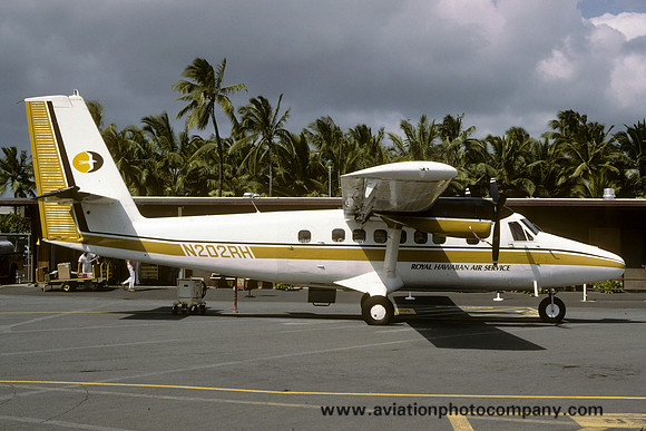 Royal Hawaiian Air Service DHC-6-100 Twin Otter N202RH (1985)