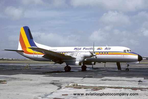 Mid Pacific Air NAMC YS-11A N103MP (1985)