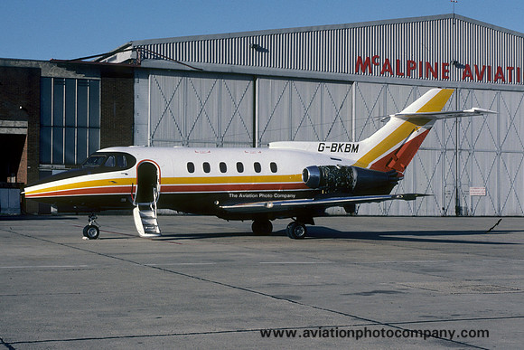 R Hitchins and Company Hawker Siddeley HS125-600 G-BKBM (1984)
