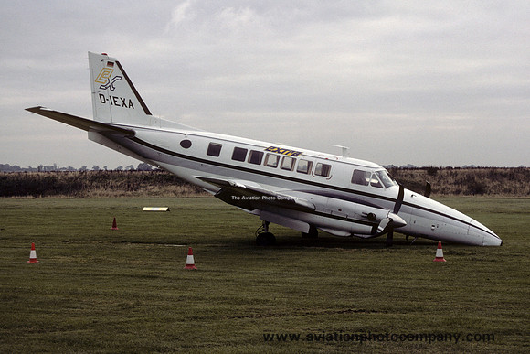 Extra Executive Airlines Beech 99 D-IEXA crashed at Luton (1985)