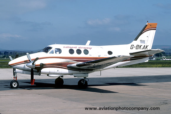 National Airways Beech King Air C90 G-BKAK (1987)