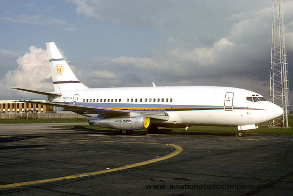 NOGA Import Boeing 737-200 N180RN at Luton (1985)