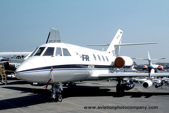 FR Aviation Dassault Falcon 20 N905FR at the Paris Air Show (1985)
