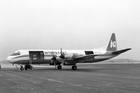 Interstate Airlines Lockheed L-188CF Electra N857U at Offutt AFB (1983)