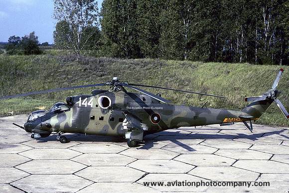 Bulgarian Air Force 24 VAB Mil Mi-24V Hind 144 (2005)