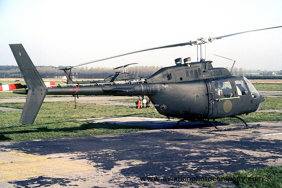 US Army Bell OH-58A Kiowa 72-21215 (1980)