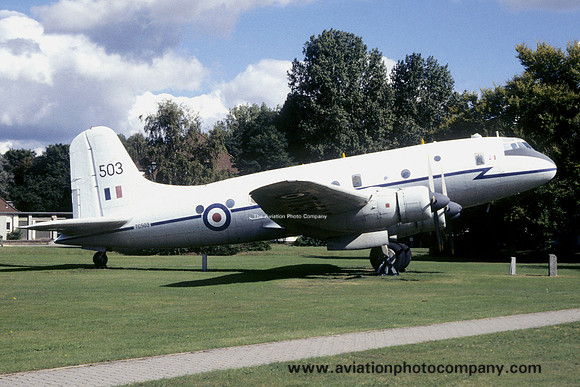 RAF Handley Page Hastings T.5 TG503 displayed at RAF Gatow (1997)