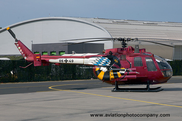German Army KHR26 MBB Bo105P 86+49 at Roth AB Open Day (2013)