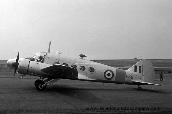 RAF Avro Anson T.21 WJ561 at Woodford (1952)