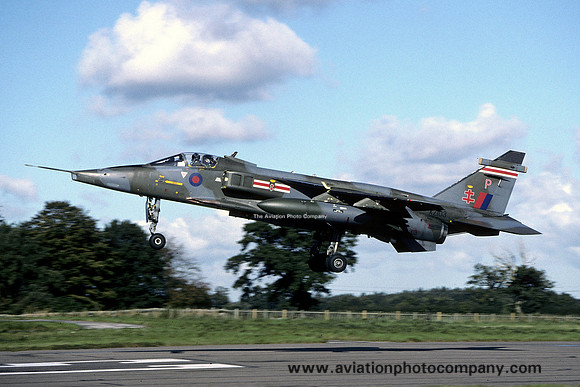 RAF 41 Squadron Sepecat Jaguar GR.1 XZ103/P at RAF Coltishall (1994)