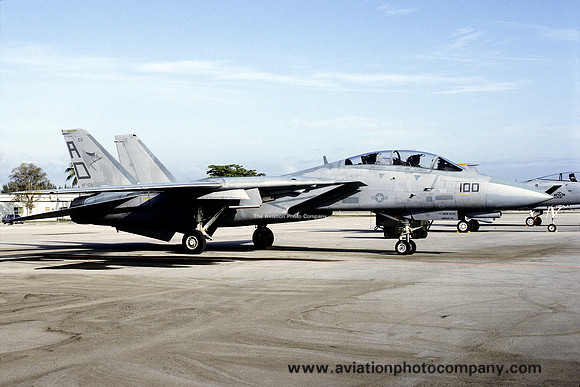 US Navy VF-101 Grumman F-14B Tomcat 161433/AD-100 (1991)